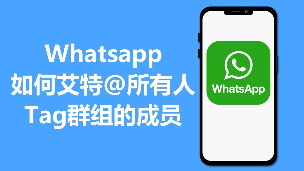 WhatsApp如何艾特人？